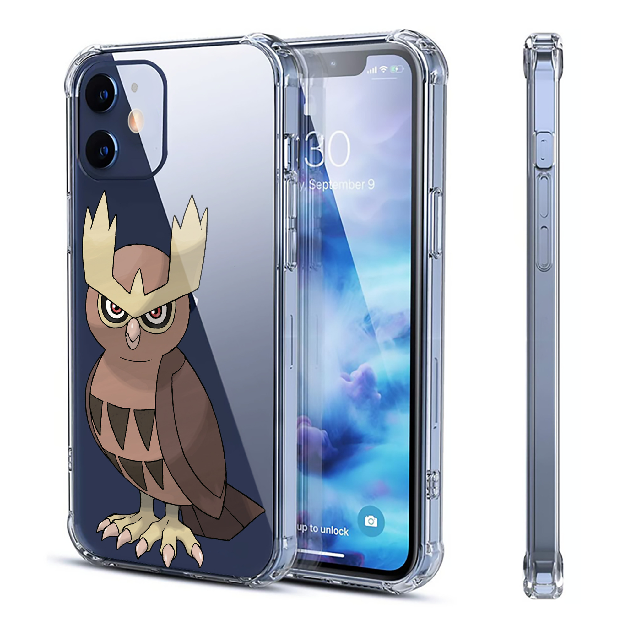 （画像用） ポケットモンスター Pokémon 【iPhone 12シリーズ対応】透明スマホケース（クリアソフトケース）